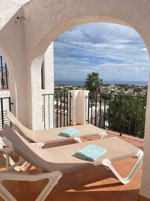 Imperial Park - Bungalow Mit Panoramablick Und Schoener Terrasse Calpe Bagian luar foto