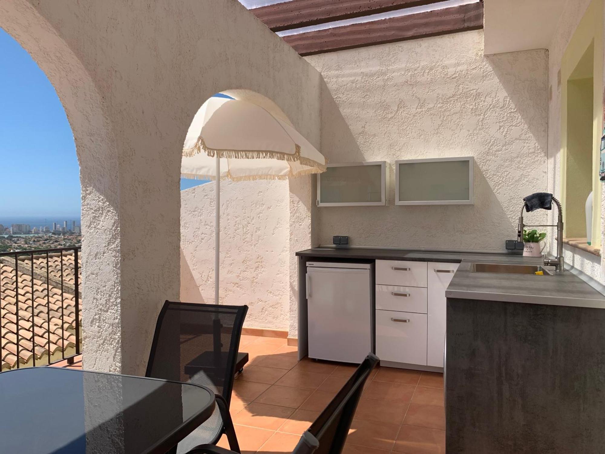 Imperial Park - Bungalow Mit Panoramablick Und Schoener Terrasse Calpe Bagian luar foto