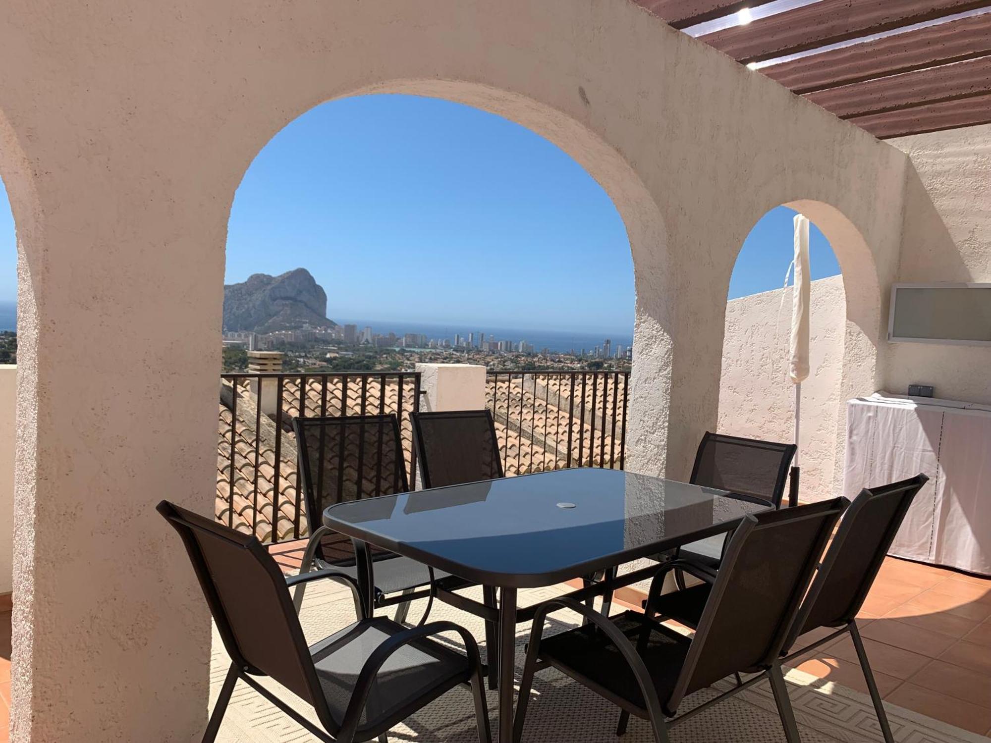 Imperial Park - Bungalow Mit Panoramablick Und Schoener Terrasse Calpe Bagian luar foto